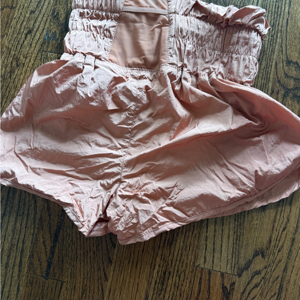 Pink Ruffled High-Waist Shorts - Picture 2 of 2